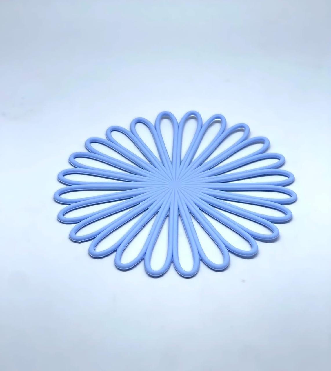 ✨ Dessous de plat en silicone en forme de fleur