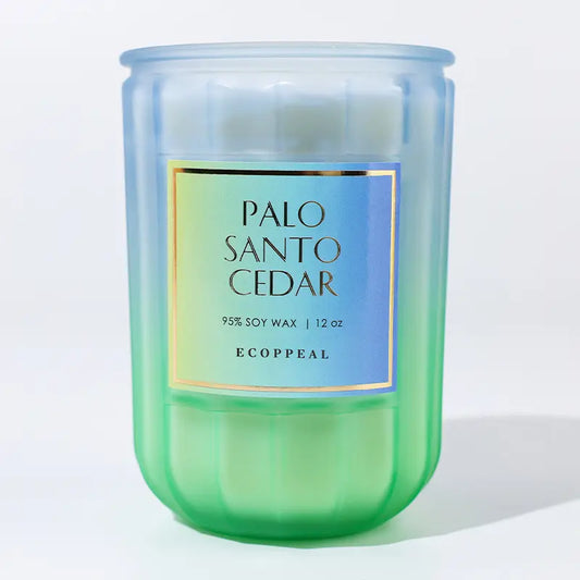 Pot en verre de cire de guérison de luxe personnalisé