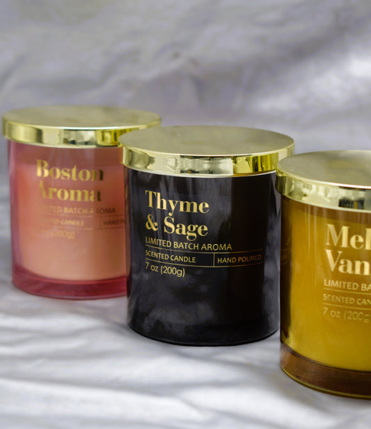 Bougies parfumées relaxantes