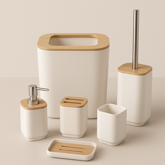 Ensemble d'accessoires de salle de bain 6pcs