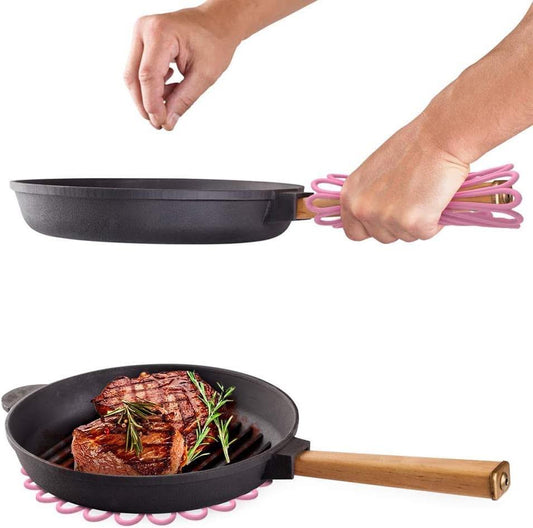 ✨ Dessous de plat en silicone en forme de fleur