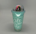 ✨ Gobelet magique 400ml avec licorne 3D et design “Smile Sparkle Shine” 🌟 Parfait pour vos boissons fraîches avec style 💖