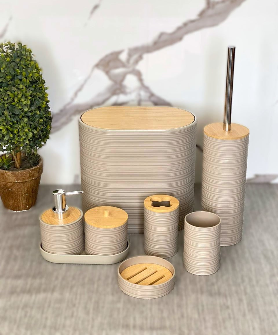 Série salle de bain incassable 8pcs