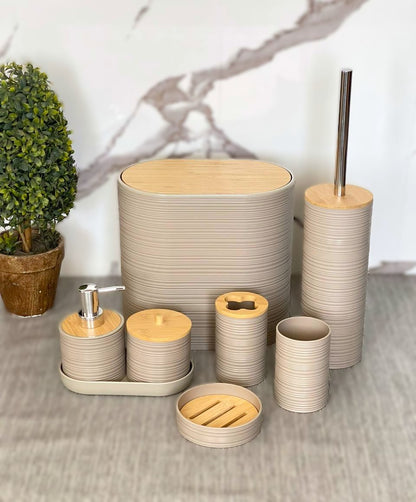 Série salle de bain incassable 8pcs