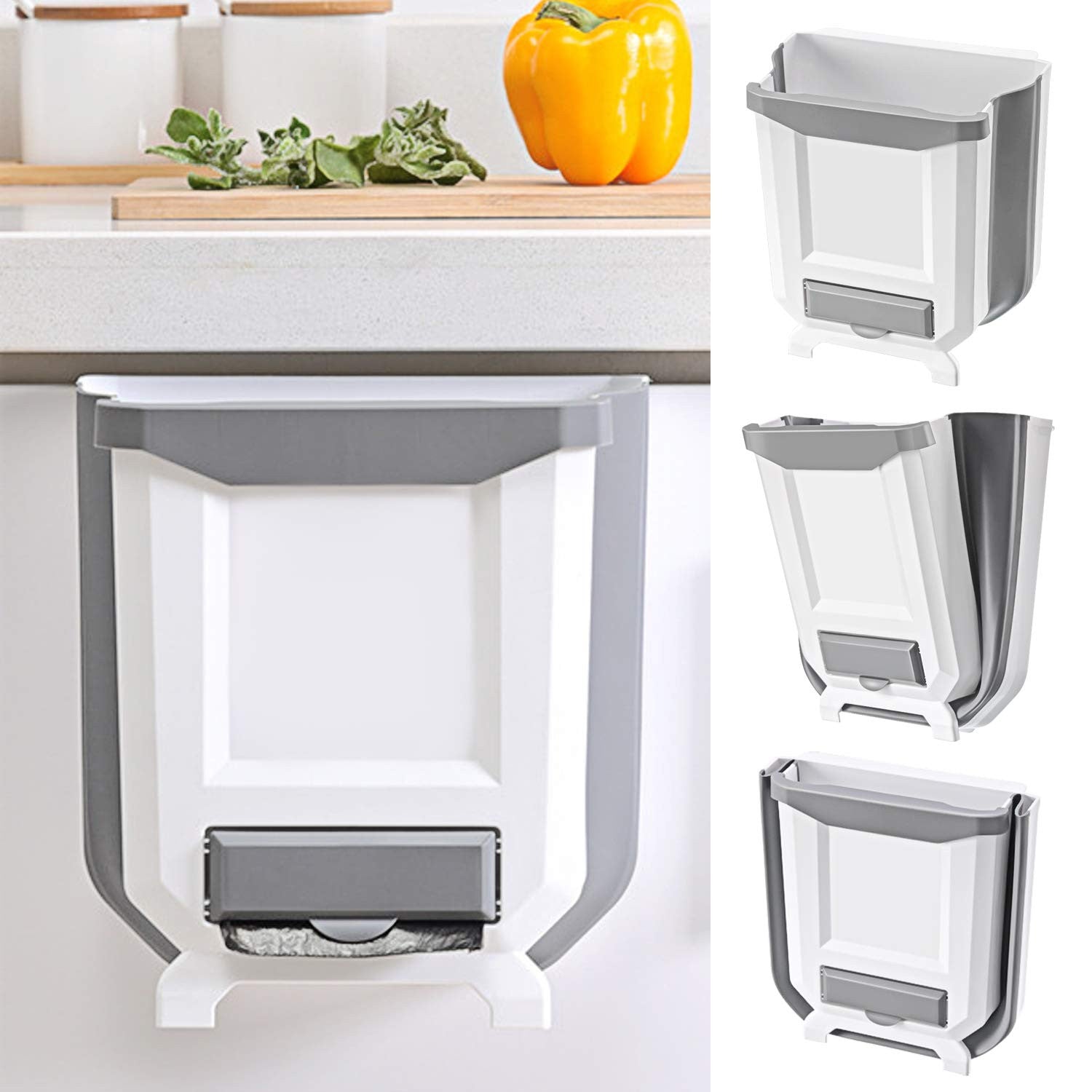 Mini poubelle pliante