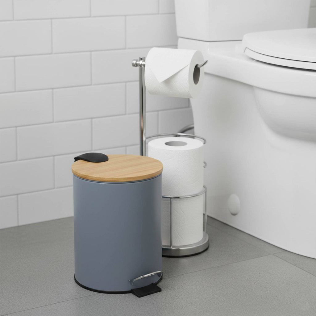Poubelle Rond avec Bambou 3 Litres