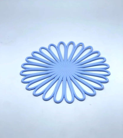 ✨ Dessous de plat en silicone en forme de fleur