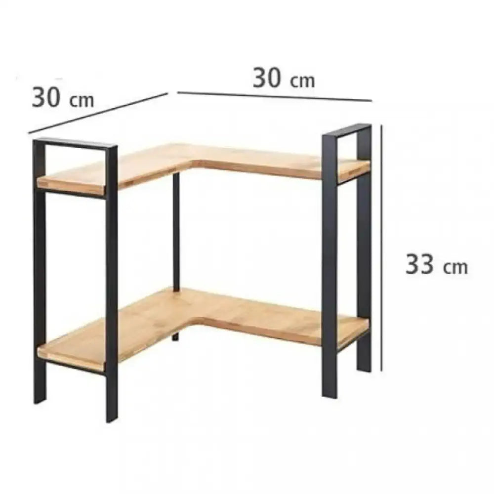 Étagère d’angle MDF pour cuisine 2 Niveaux