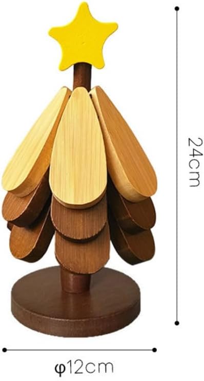 Set de table, trépied en bois