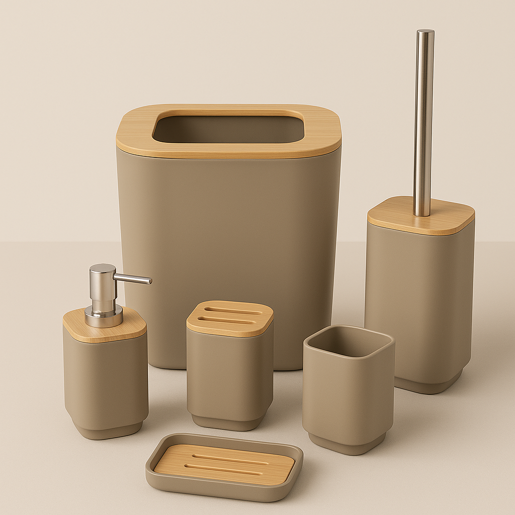 Ensemble d'accessoires de salle de bain 6pcs