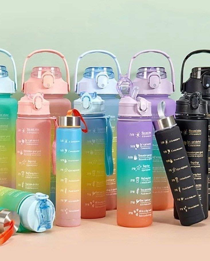 Set de 3 bouteilles à eau SPORT