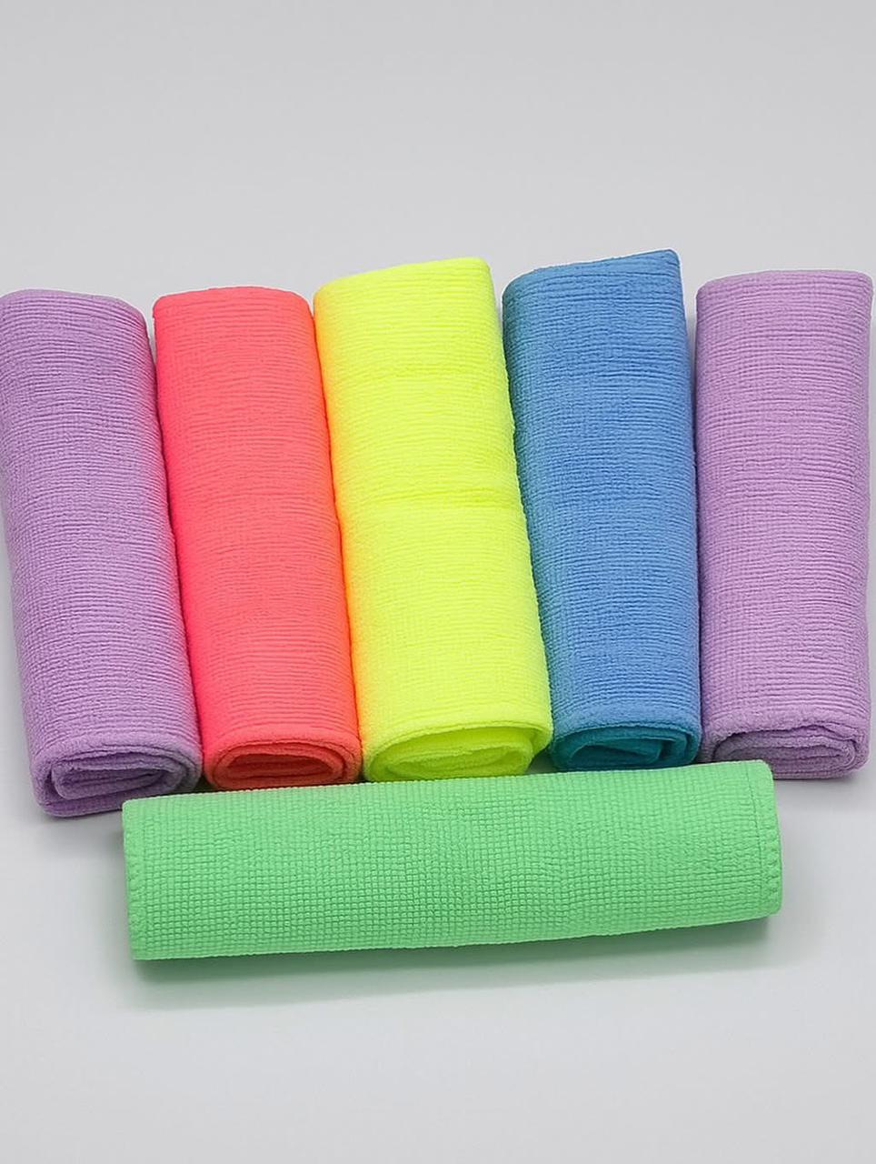 🧼 Lot de 6 chiffons microfibre (38×40 cm)