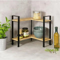 Étagère d’angle MDF pour cuisine 2 Niveaux