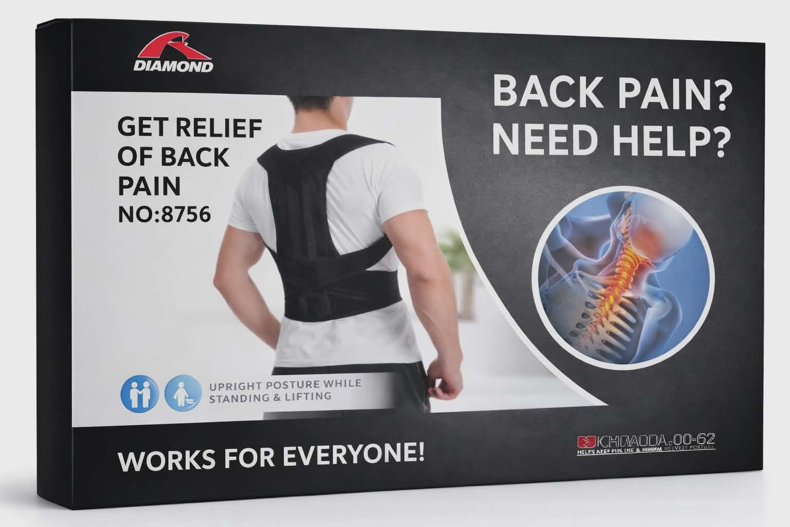 Support de Dos Correcteur de Posture