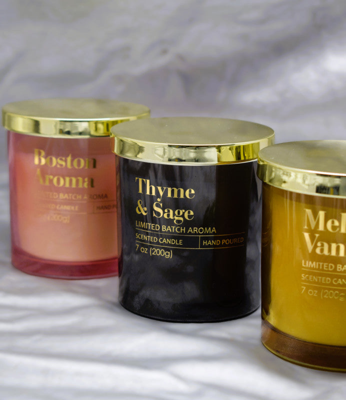 Bougies parfumées relaxantes