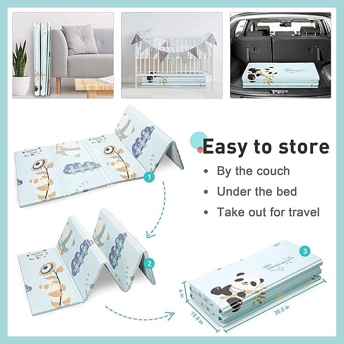 TAPIS DE JEU POUR BEBE 180X200X0.6CM