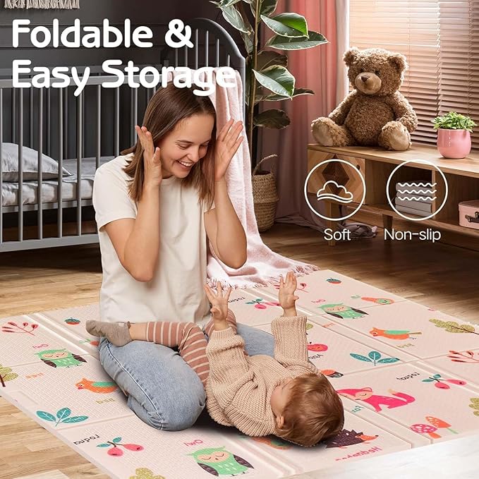 TAPIS DE JEU POUR BEBE 180X200X0.6CM