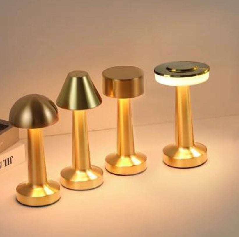 Retro Table Lamp Metal Touch Decor