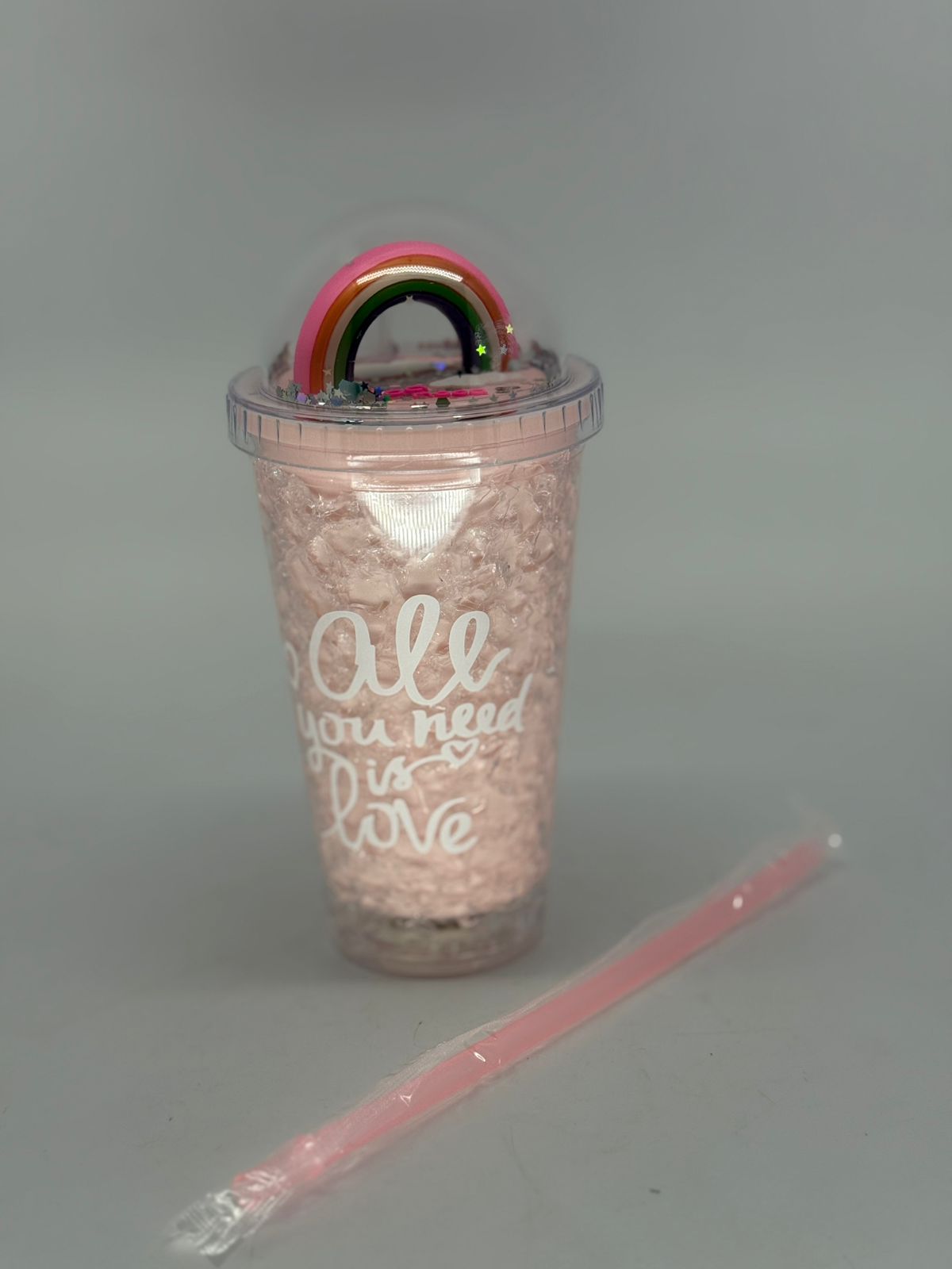 ✨ Gobelet magique 400ml avec licorne 3D et design “Smile Sparkle Shine” 🌟 Parfait pour vos boissons fraîches avec style 💖