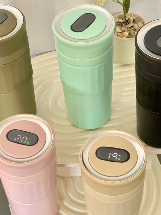 Thermos isolation à double paroi en inox 420ML avec afficheur numérique de température
