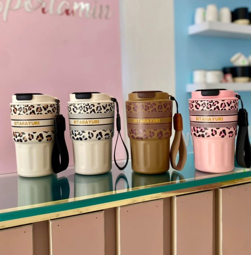 🐆✨ Travel Mug Léopard SITARAYURI ✨🐆