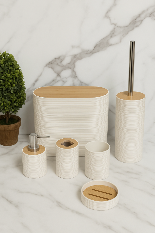 kit salle de bain 6pcs