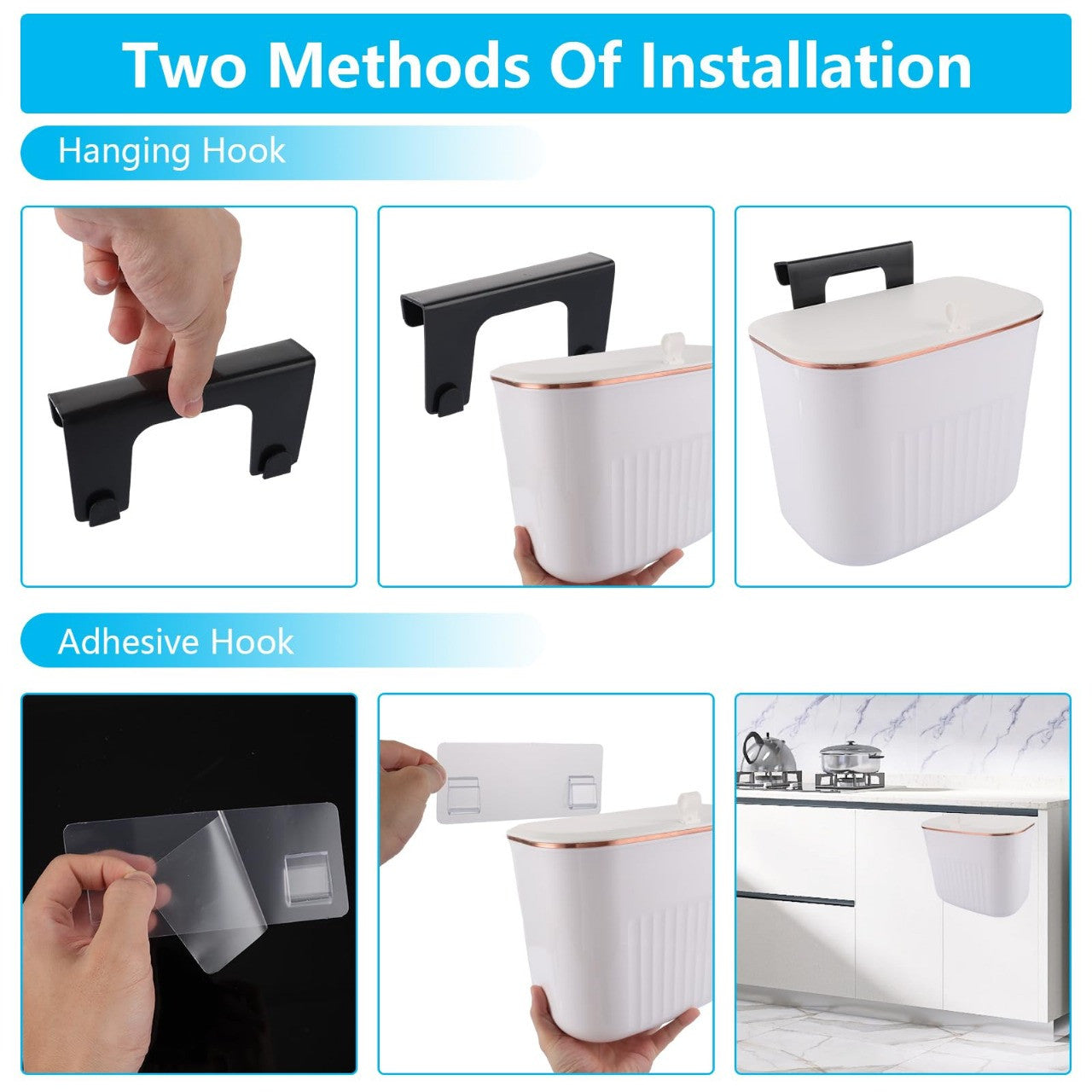 Poubelle sous Evier avec Couvercle