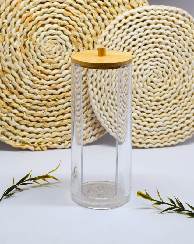 Boîte de Rangement en Acrylique pour Coton-disque