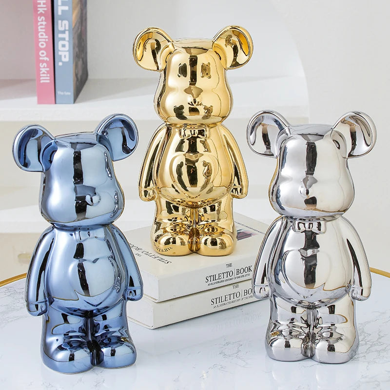 Aesthetic Bear brick Ceramic Staute Teddy Bear