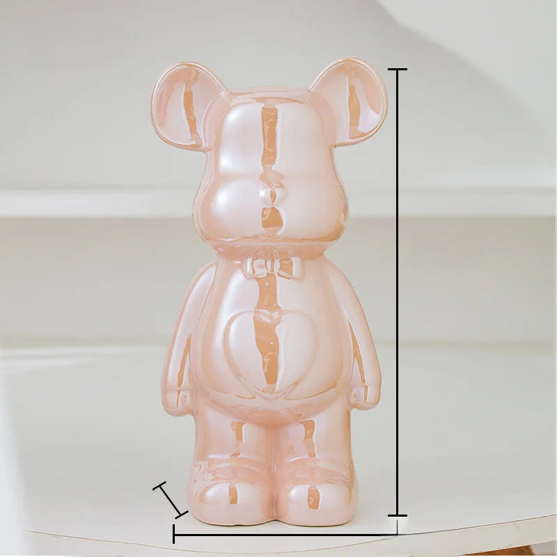 Aesthetic Bear brick Ceramic Staute Teddy Bear