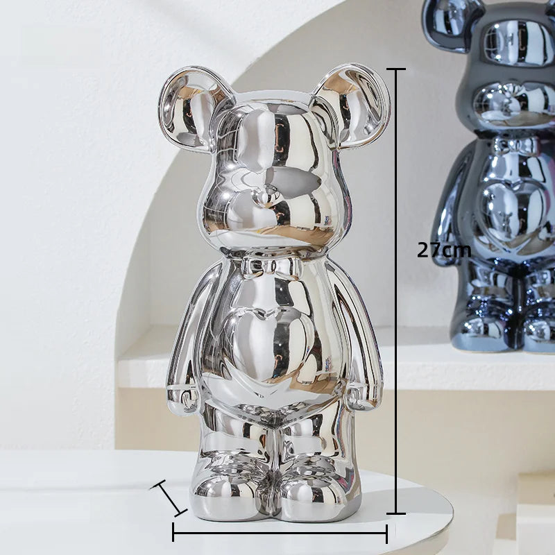 Aesthetic Bear brick Ceramic Staute Teddy Bear