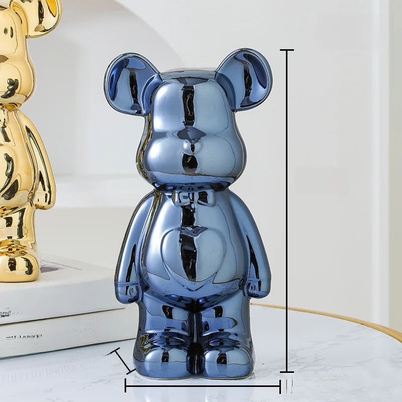 Aesthetic Bear brick Ceramic Staute Teddy Bear