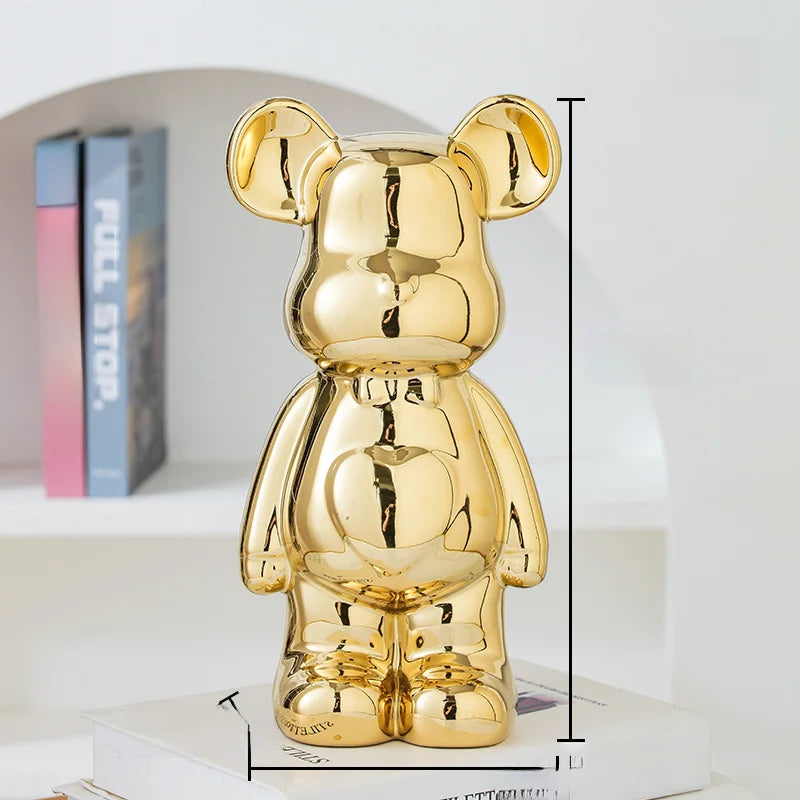 Aesthetic Bear brick Ceramic Staute Teddy Bear