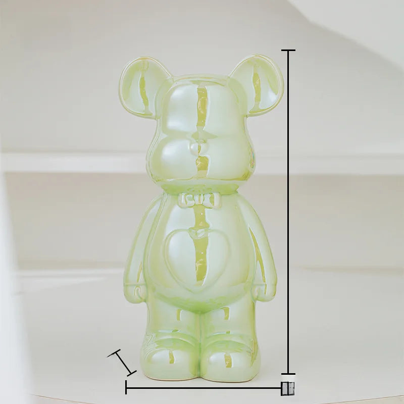 Aesthetic Bear brick Ceramic Staute Teddy Bear