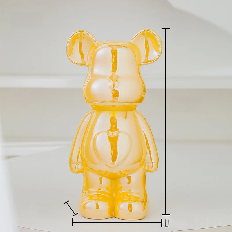 Aesthetic Bear brick Ceramic Staute Teddy Bear