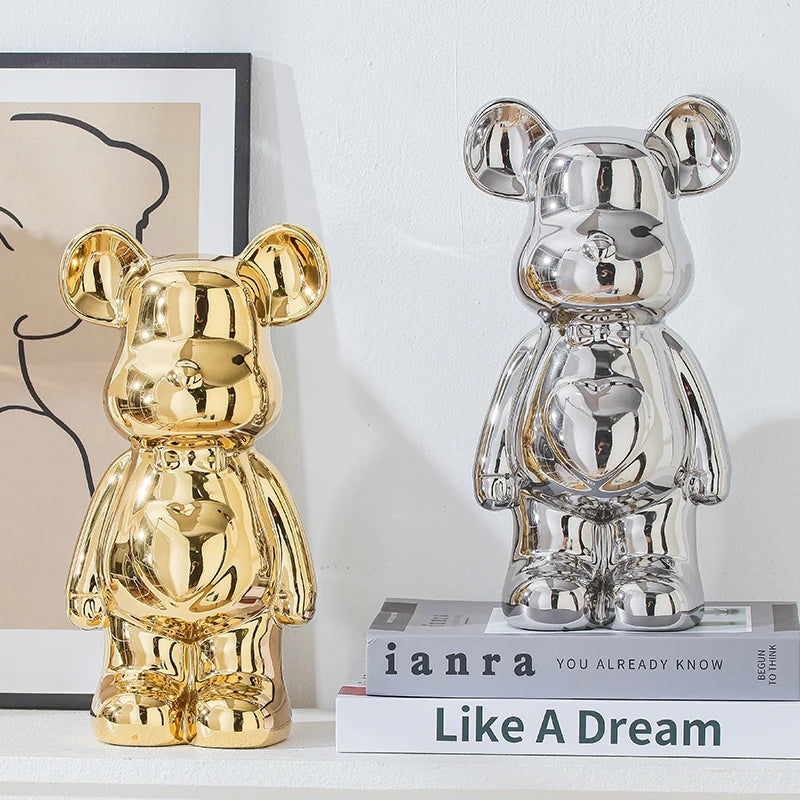 Aesthetic Bear brick Ceramic Staute Teddy Bear