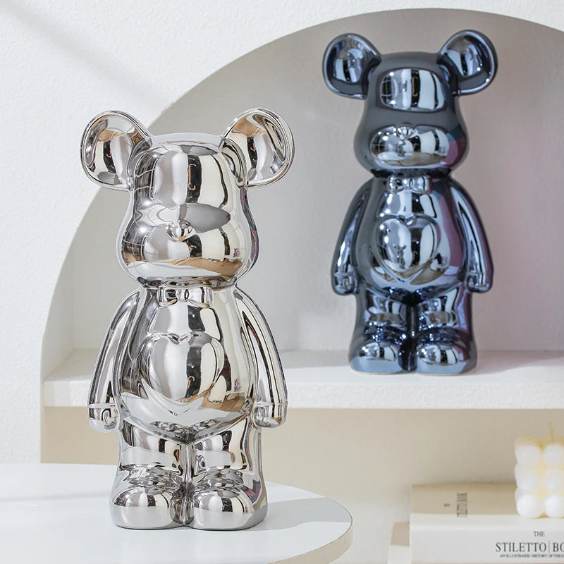 Aesthetic Bear brick Ceramic Staute Teddy Bear