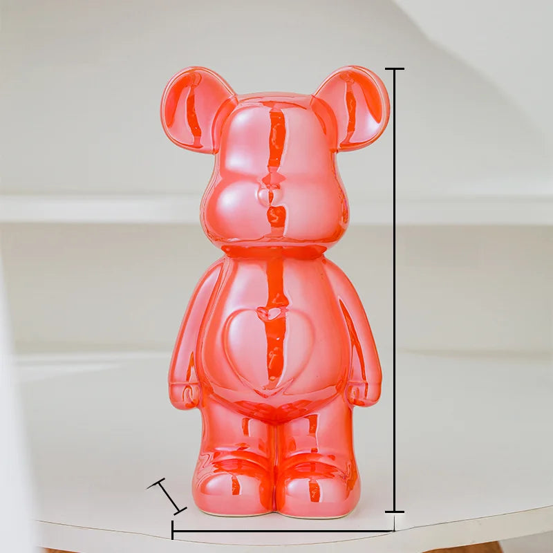 Aesthetic Bear brick Ceramic Staute Teddy Bear