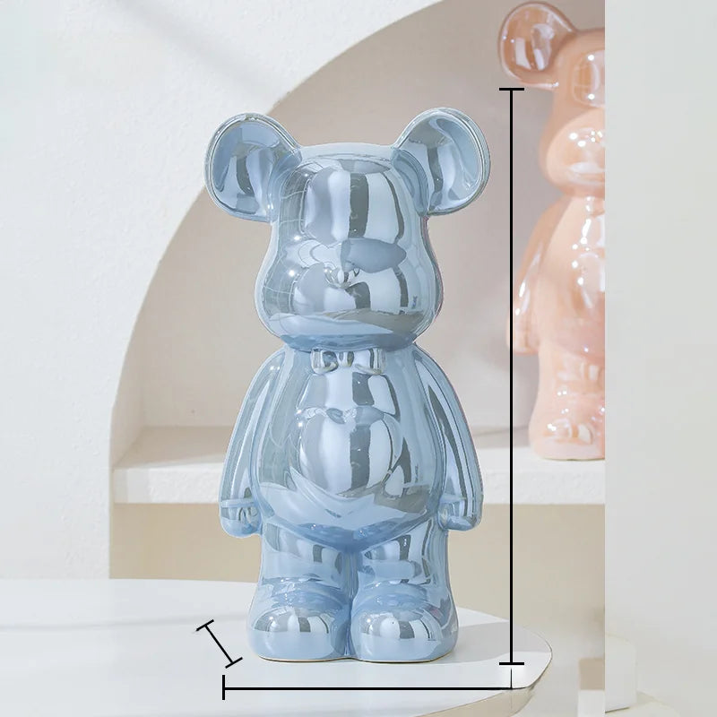Aesthetic Bear brick Ceramic Staute Teddy Bear