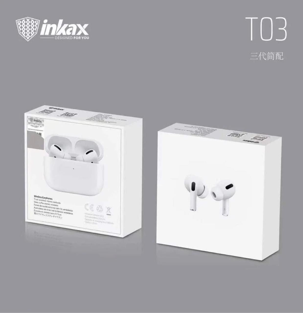 Écouteurs Sans Fil INKAX  Bluetooth - Blanc