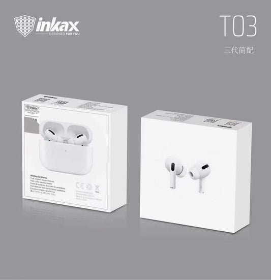 Écouteurs Sans Fil INKAX  Bluetooth - Blanc