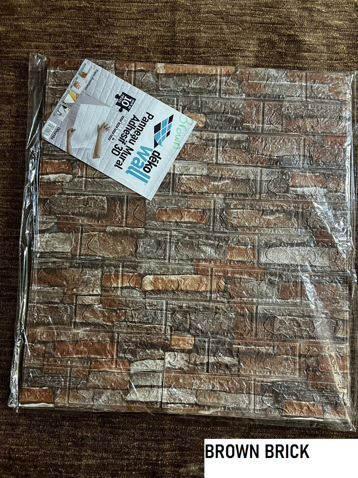 Panneau Mural Adhésif 3D (70x70 cm)
