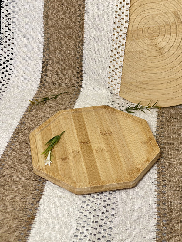 Plateau en bambou pour canapé