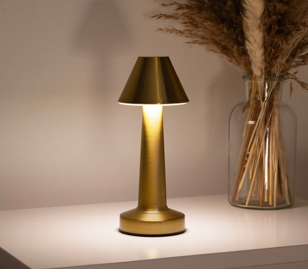 Retro Table Lamp Metal Touch Decor