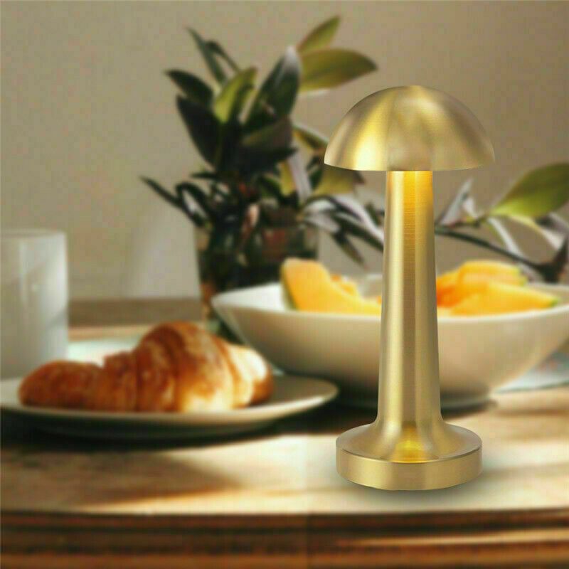 Retro Table Lamp Metal Touch Decor
