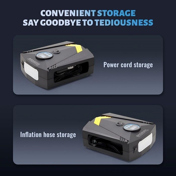 Gonfleur De Pneu Compresseur D'air Portable 12 V