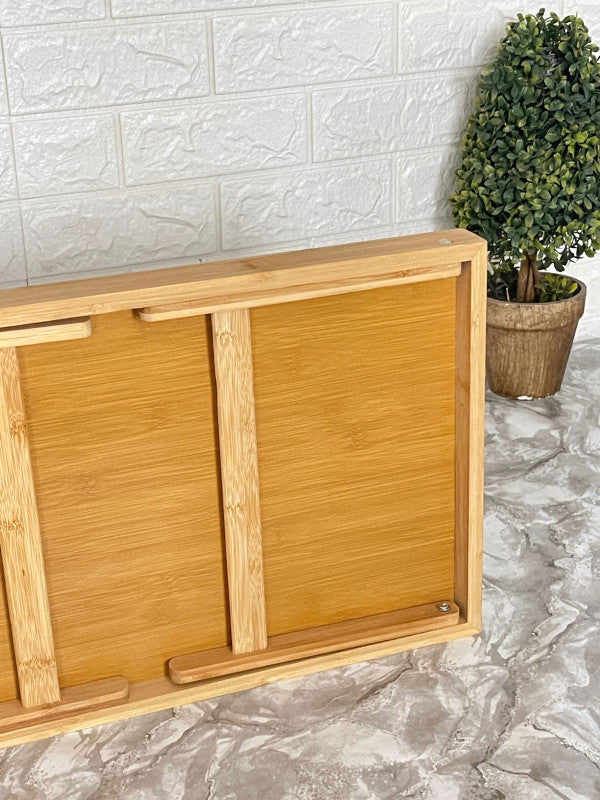 Plateau pliable en bambou