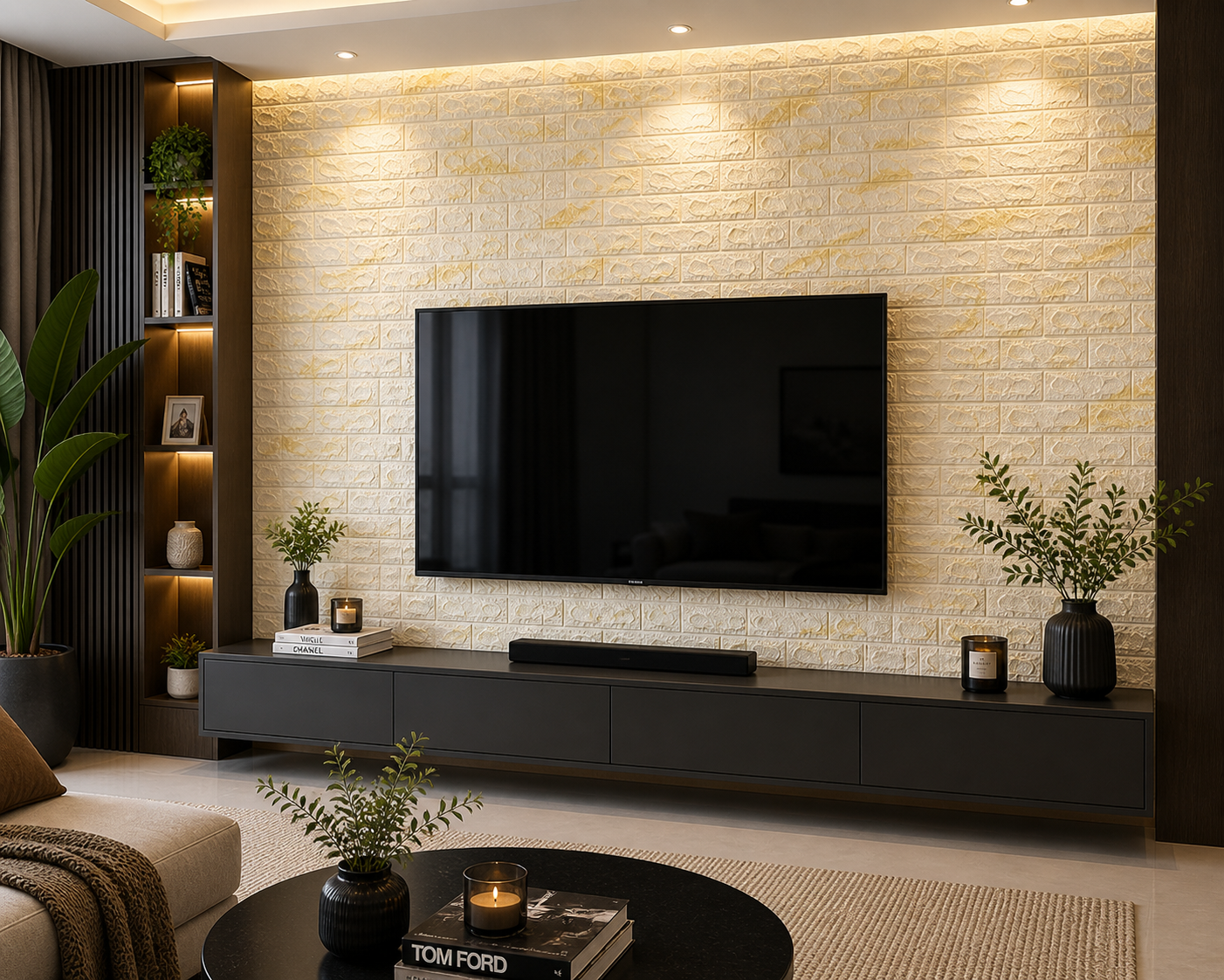Panneau Mural Adhésif 3D  (70x70 cm)