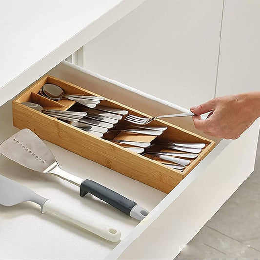 Range couverts en bambou