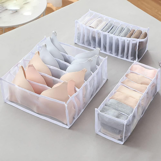 3 pièces rangements sous-vêtements